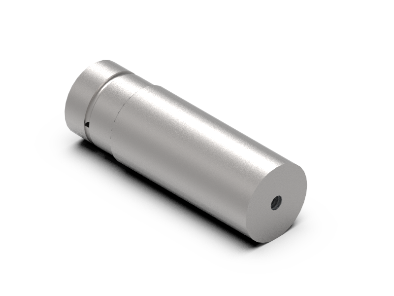 Roller axle female section for extendable
