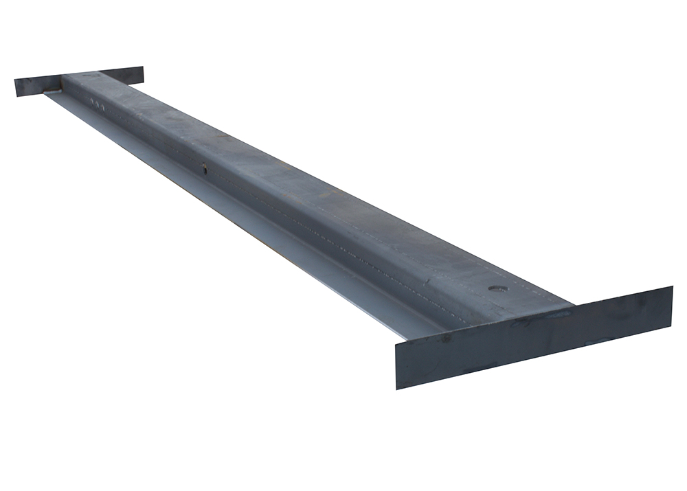 Hat shaped crossmember assembled