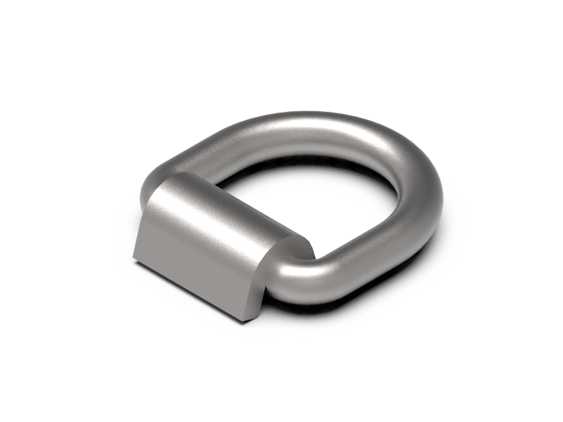 D-ring, forged steel 3/4" 