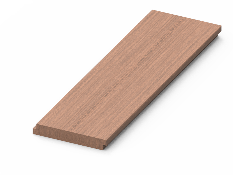 Apitong board  1-1/8" X 7" 