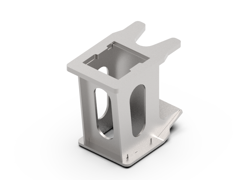 Fabricated single pocket/box for 7" bunk