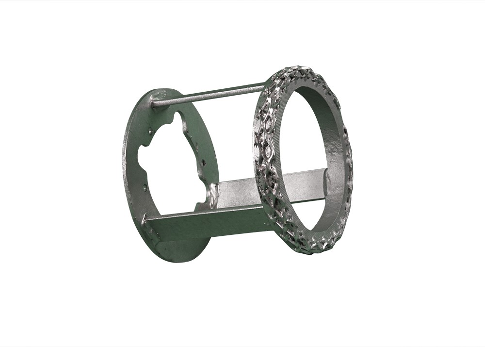 Footstep for axle hub, galvanized