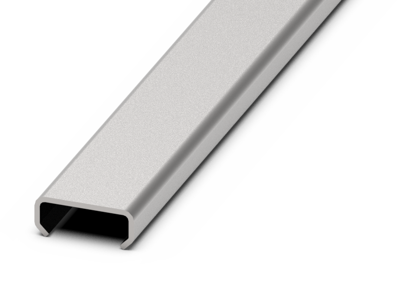 C-shaped steel winch track