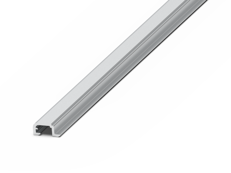 Aluminum double L shape winch rail  